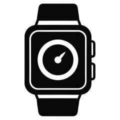 smart watch  calorie tracker  vector icon