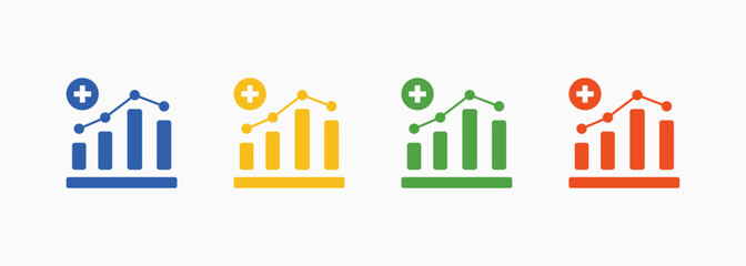 Augmentation Icon Set Color Multiple Style Collection
