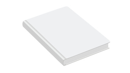 Blank White Book Cover Illustration. This illustration features book, white, blank.