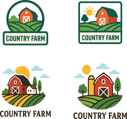 Set of Country Farm logo