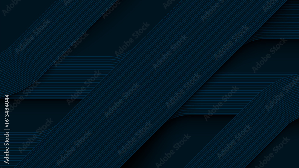 Poster stunning abstract navy background with dynamic lines for modern presentations and web design project