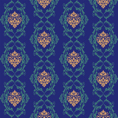 seamless damask pattern