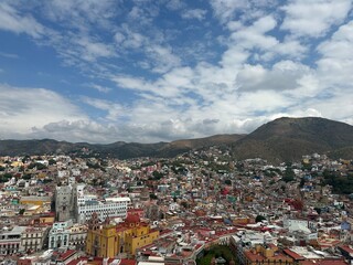 view of the city of guanajuato mexico