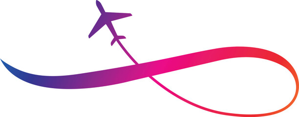 The modern aircraft icon set. The plane illustration sign collection. The airplane symbol. The travel logo.