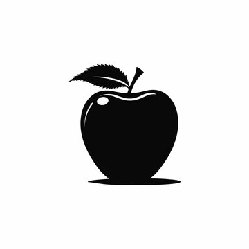 Black and white apple