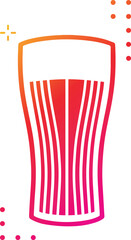 beer mug with foam retro bar and pub menu. Tipes of glasses for bavarian october festival