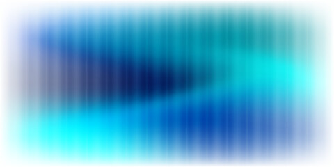 Abstract blue and cyan vertical gradient blur vector background with dynamic motion effect. Glass texture background with soft blue gradient, vertical ripple lines and frosted translucent effect.