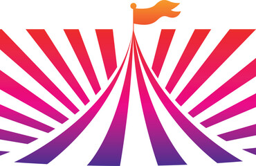 Colorful Summer Carnival Poster design template
