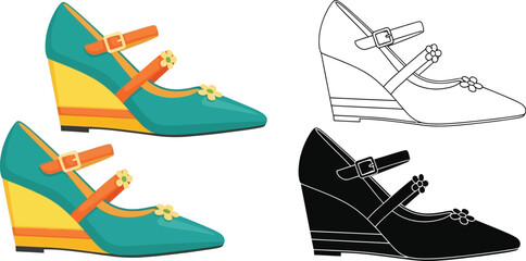 Shop stylish wedge heel shoes for women online trendy footwear fashion summer collection