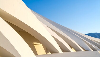 Fototapeta premium Close-up view of modern Middle Eastern architecture showcasing intricate geometric patterns, elegant design details, and cultural motifs blending traditional craftsmanship with contemporary style