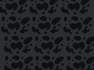 A repeating pattern of dark gray organic shapes, like blobs or splatters, on a dark gray background.