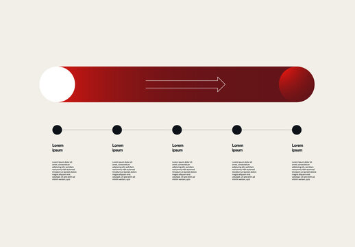 Project Progress and Timeline Infographic Template
