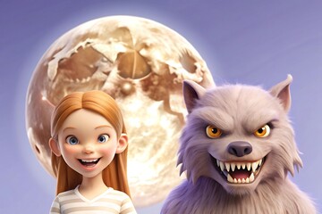  Young Girl Smiles Beside