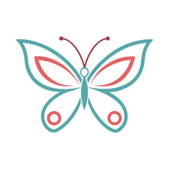 Naklejka premium butterfly vector illustration