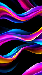 abstract colorful wave background