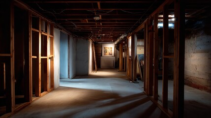 Unfinished Basement: A Glimpse of Renovations and Construction Progress