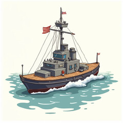 Battle Ship Very Cool Design