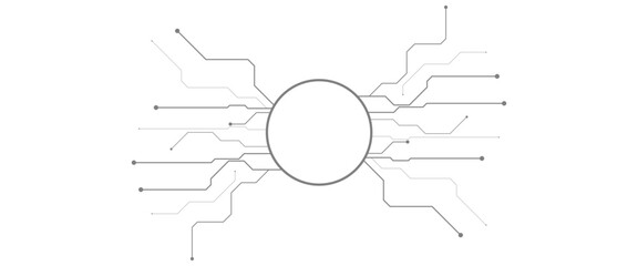 Vector design element style circuit board background
