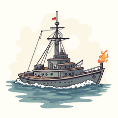 Battle Ship Very Cool Design