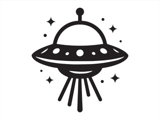 Fototapeta premium Witch Hat with Stars – Cute Halloween Magic Hat SVG