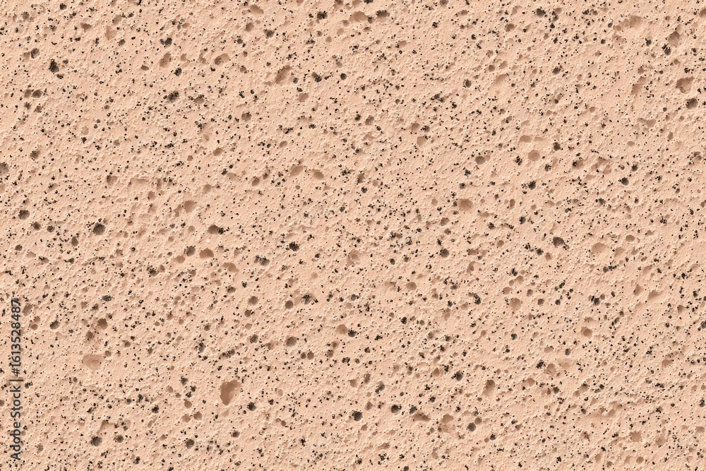 Poster close-up of textured porous brown surface with random pattern