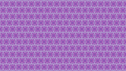 Repeating pattern of purple and white floral motifs arranged in a symmetrical grid formation
