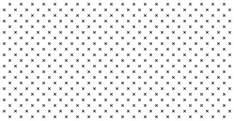 Cross pattern background. X seamless geometric texture. Repeating minimalist ornament.
