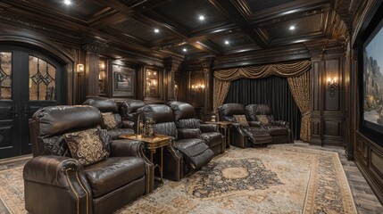 Luxurious home theater