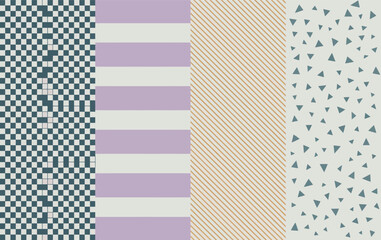 Geometric shapes create a modern abstract pattern background