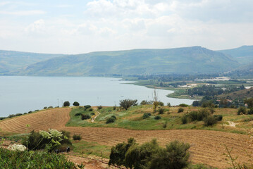 Naklejka premium Mar de Galilea, Norte de Israel