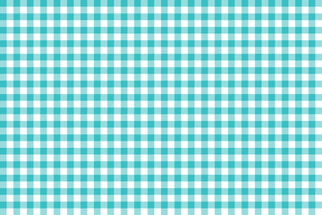 Cyan and white color plaid pattern background. plaid pattern background. Seamless pattern.