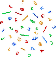 Colorful 3D Shapes in Spirals and Twists