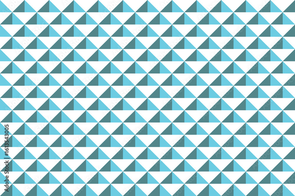 Aufkleber cadetblue and turquoise color triangle geometric pattern for background