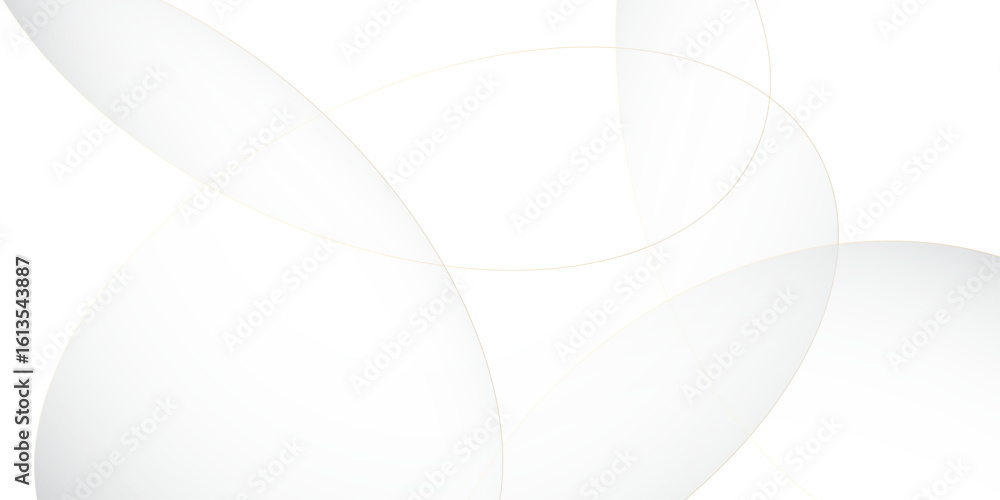 Poster abstract background with circle white abstract geometric background with soft light white paper circ