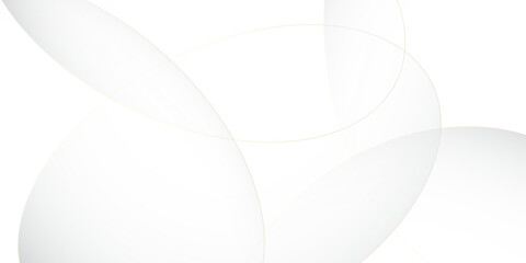 Abstract background with circle white abstract geometric background with soft light white paper circles in design. Gray abstract. Modern design background for report and project presentation template.