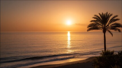 sunset and sunrise views on the beach