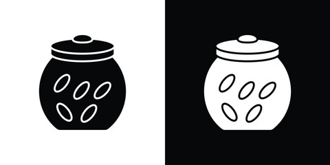 Cookies jar icon or logo isolated sign symbol vector illustration Collection