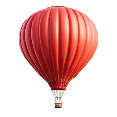 Obraz premium Red hot air balloon, isolated
