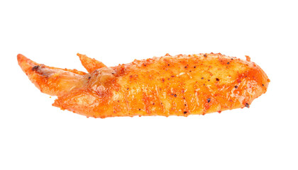Roasted chicken wing with seasoning isolated PNG