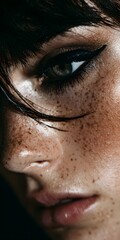 Fototapeta premium Close-up of a woman's eyes