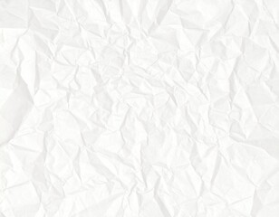 Obraz premium Detailed drawing of a rumpled blank paper, 3D effect, high definition.