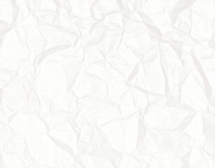 Obraz premium Detailed drawing of a rumpled blank paper, 3D effect, high definition.