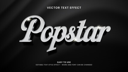 Obraz premium popstar editable text effect