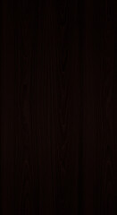 8K Ultra Dark Webster Oak Wood Texture &ndash; Seamless Deep Black-Brown Vertical Grain (16:9 Aspect Ratio).
