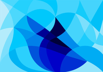 abstract blue background mosaic