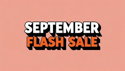 September flash sale announcement.