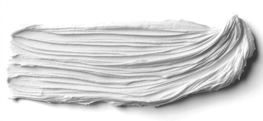 Abstract paint stroke, light gray, textured