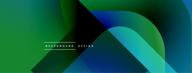 Fototapeta premium Abstract gradients overlap, creating dynamic visual effect. Text reads background design within composition. Modern, vibrant color scheme.