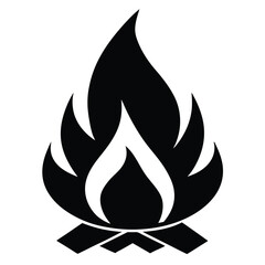campfire vector icon