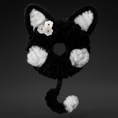 Adorable Plush Keyring for Handbags  Minimal and Cute Design